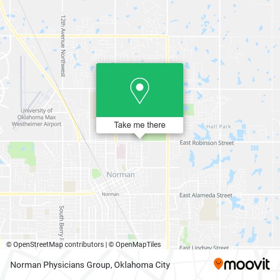 Mapa de Norman Physicians Group