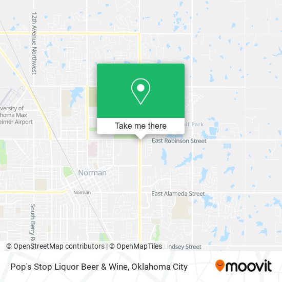Pop's Stop Liquor Beer & Wine map
