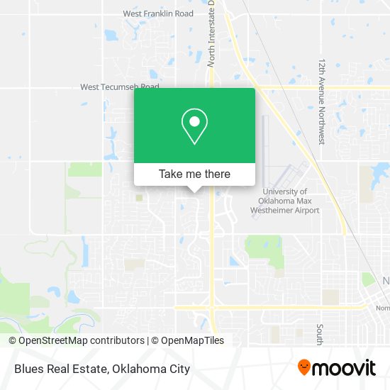 Blues Real Estate map