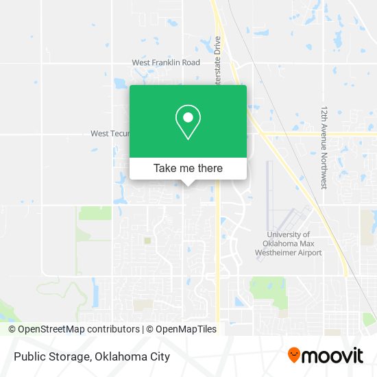 Public Storage map