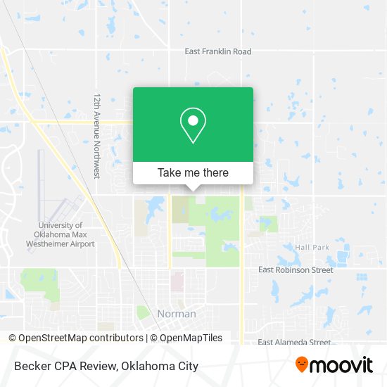 Becker CPA Review map