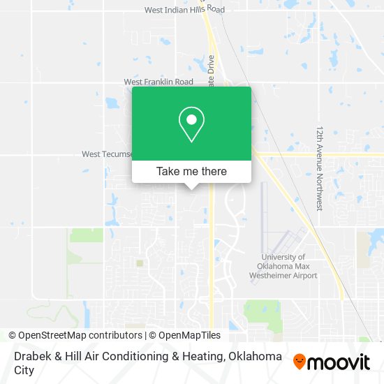 Drabek & Hill Air Conditioning & Heating map