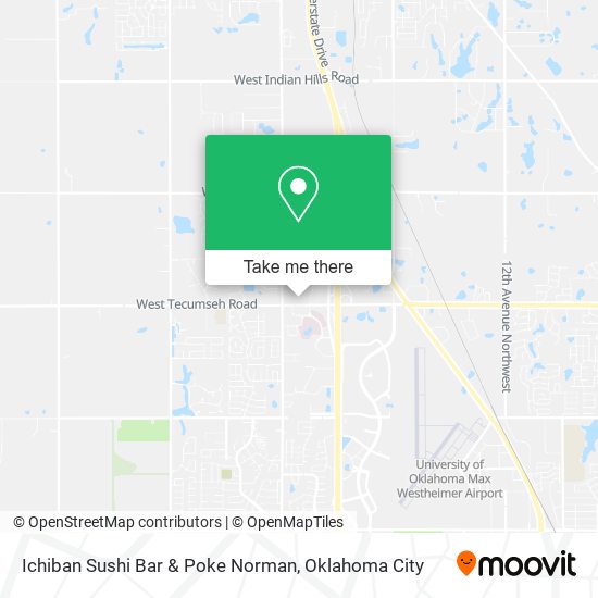 Mapa de Ichiban Sushi Bar & Poke Norman