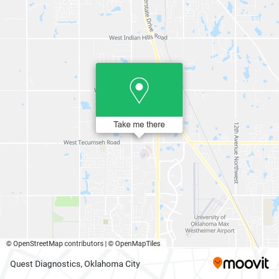 Quest Diagnostics map