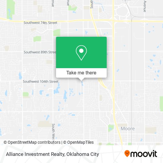 Mapa de Alliance Investment Realty