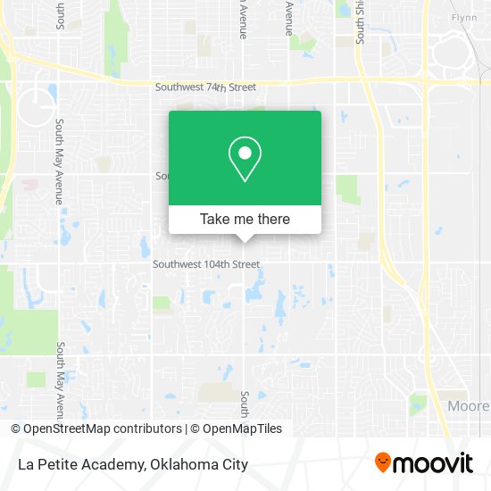 La Petite Academy map