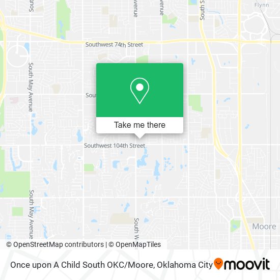 Once upon A Child South OKC / Moore map