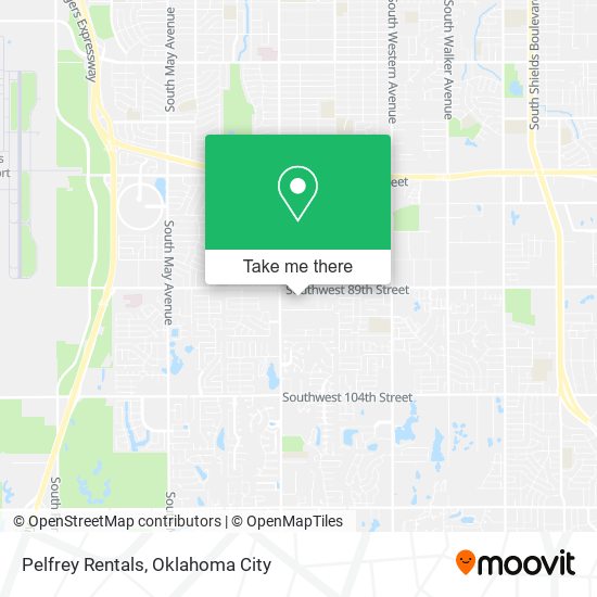 Pelfrey Rentals map