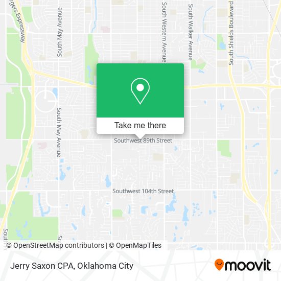 Mapa de Jerry Saxon CPA
