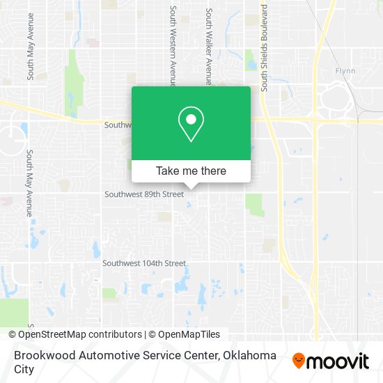 Brookwood Automotive Service Center map