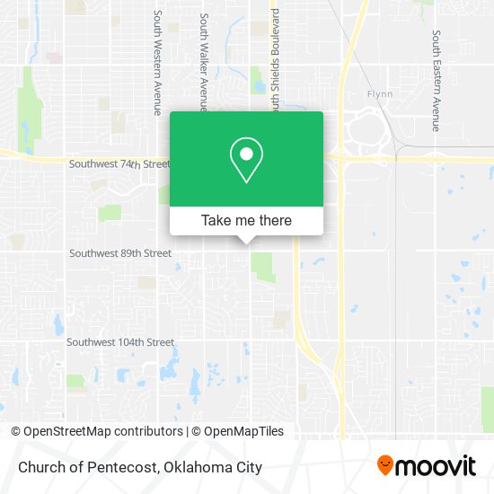 Church of Pentecost map