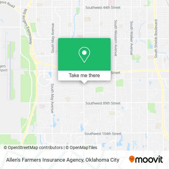 Allen's Farmers Insurance Agency map
