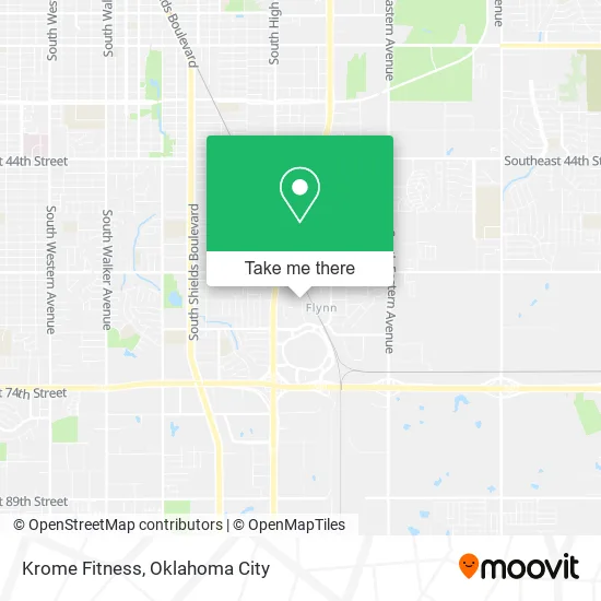 Krome Fitness map