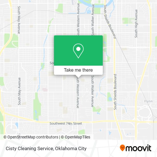 Cisty Cleaning Service map