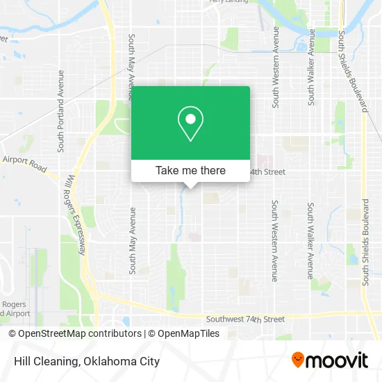 Hill Cleaning map