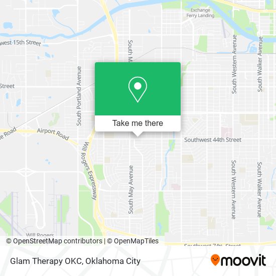 Glam Therapy OKC map