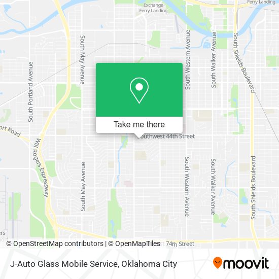 J-Auto Glass Mobile Service map