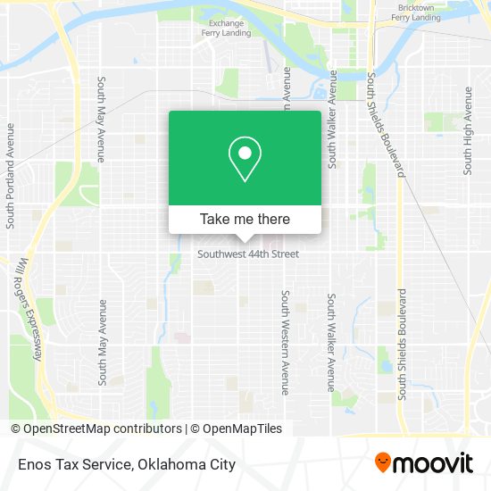Mapa de Enos Tax Service