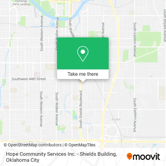 Mapa de Hope Community Services Inc. - Shields Building