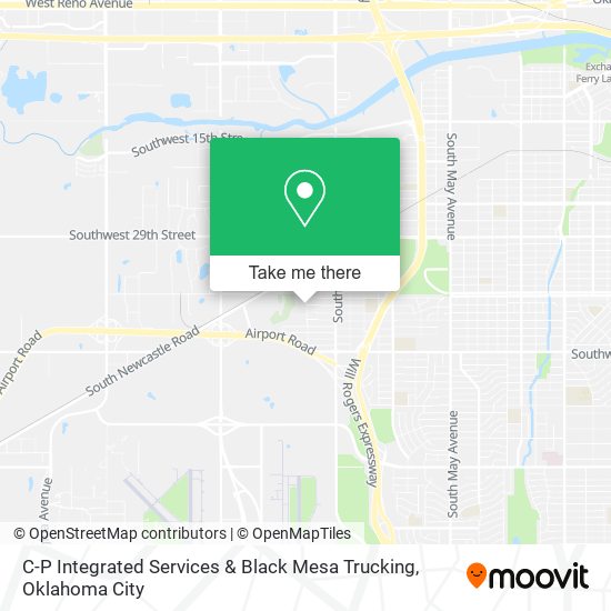 C-P Integrated Services & Black Mesa Trucking map