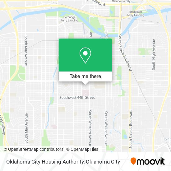 Oklahoma City Housing Authority map
