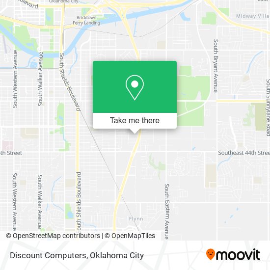 Discount Computers map