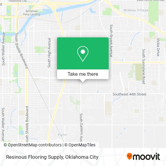 Resinous Flooring Supply map
