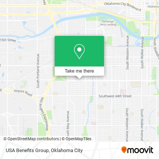 USA Benefits Group map