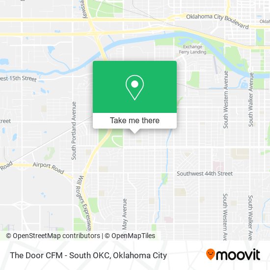 The Door CFM - South OKC map