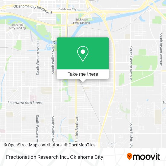 Mapa de Fractionation Research Inc.