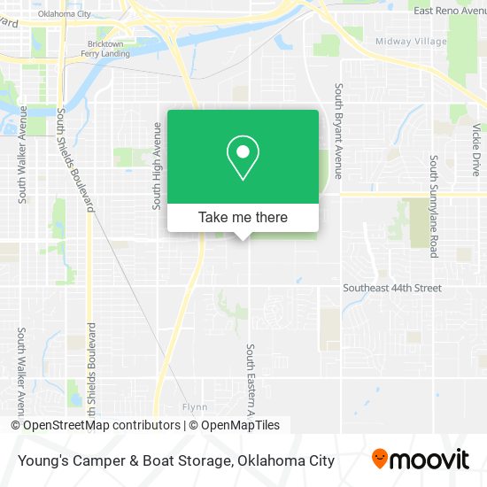 Young's Camper & Boat Storage map