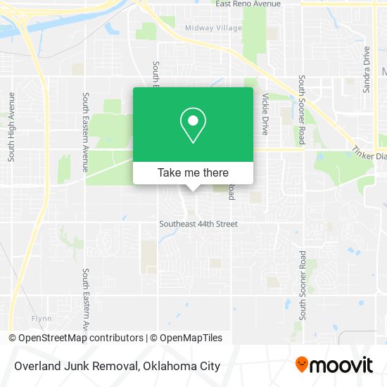 Overland Junk Removal map