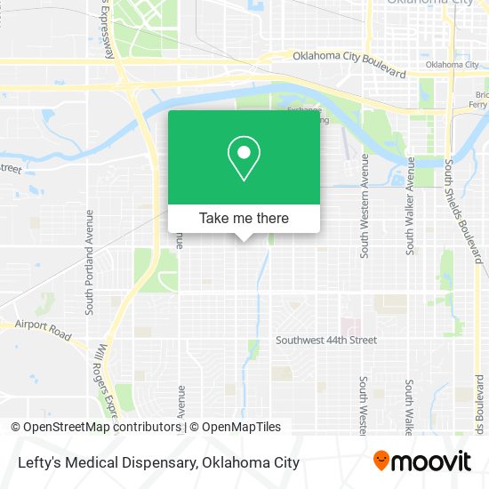 Lefty's Medical Dispensary map