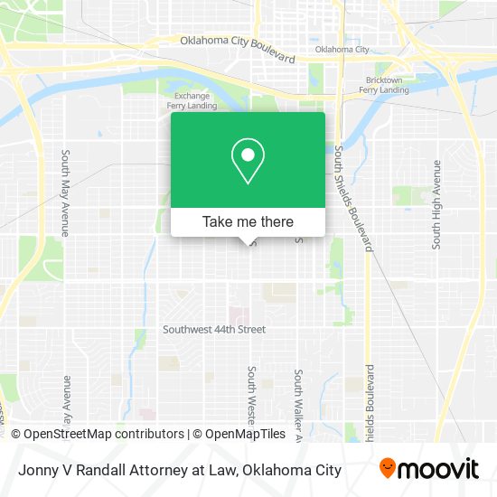 Jonny V Randall Attorney at Law map
