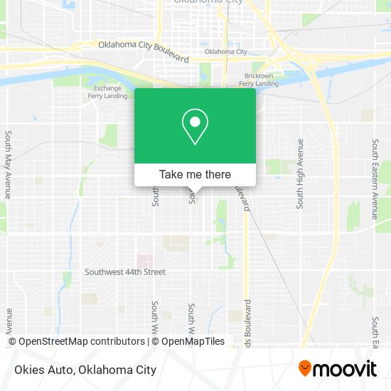 Mapa de Okies Auto