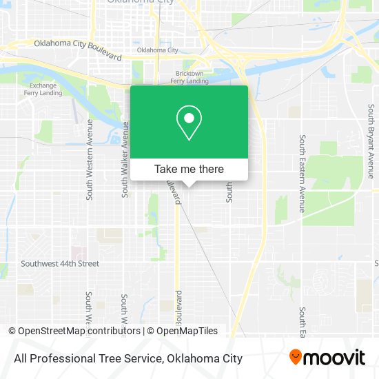 All Professional Tree Service map