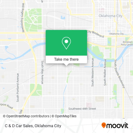 C & D Car Sales map