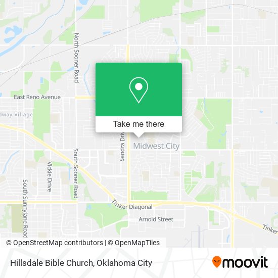 Mapa de Hillsdale Bible Church