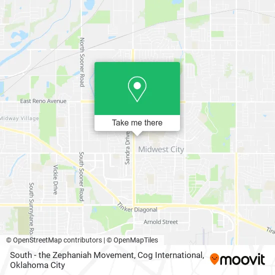Mapa de South - the Zephaniah Movement, Cog International
