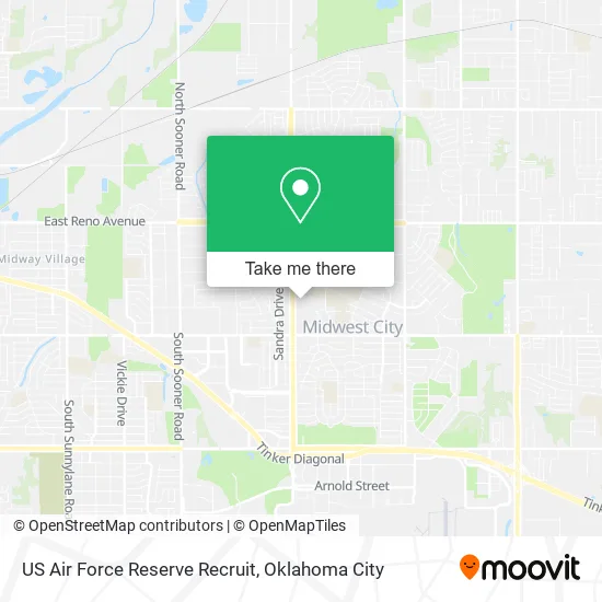 Mapa de US Air Force Reserve Recruit