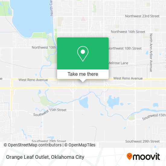 Orange Leaf Outlet map