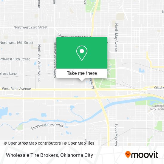 Wholesale Tire Brokers map