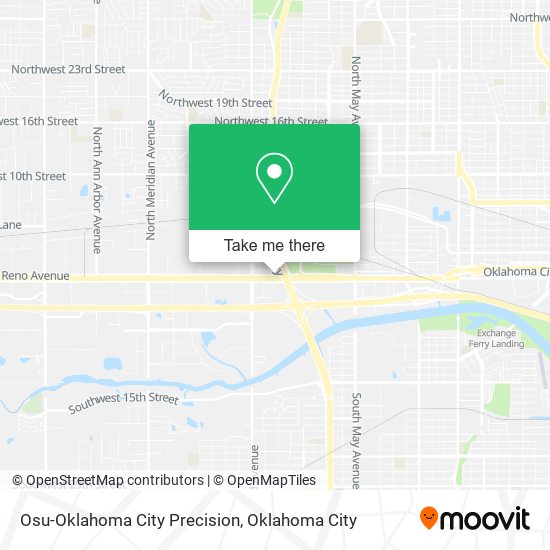 Osu-Oklahoma City Precision map
