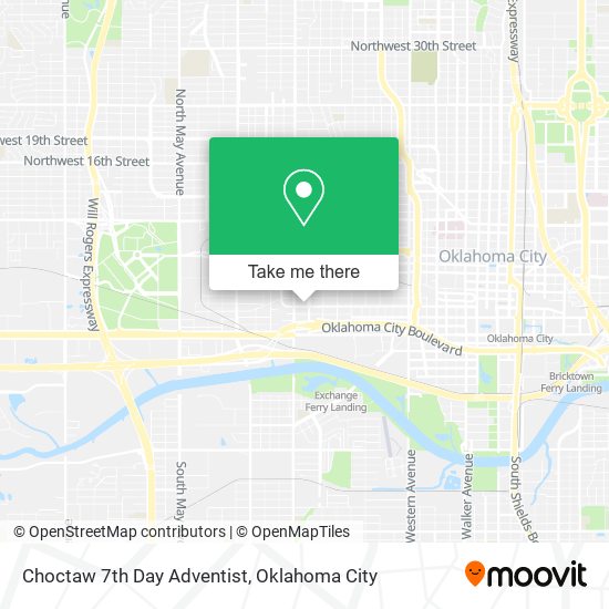 Choctaw 7th Day Adventist map