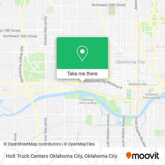 Holt Truck Centers Oklahoma City map
