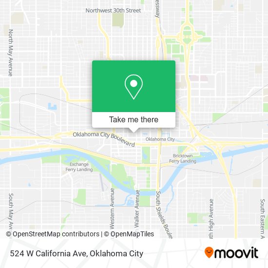 524 W California Ave map