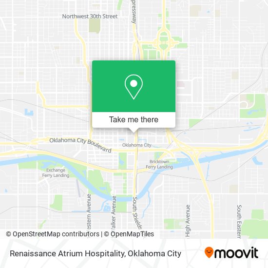 Renaissance Atrium Hospitality map