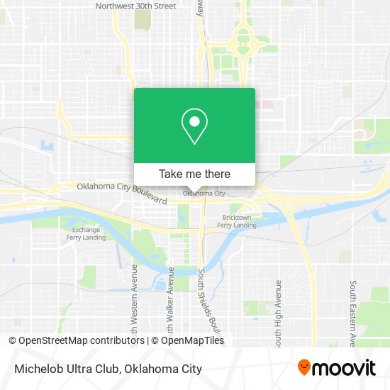 Michelob Ultra Club map