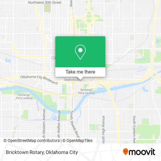 Bricktown Rotary map