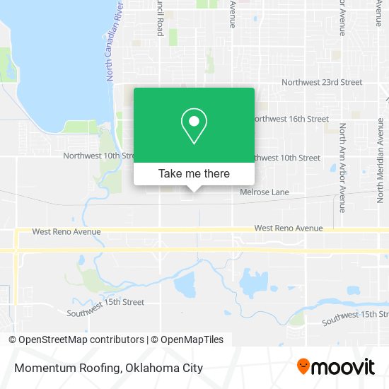 Momentum Roofing map